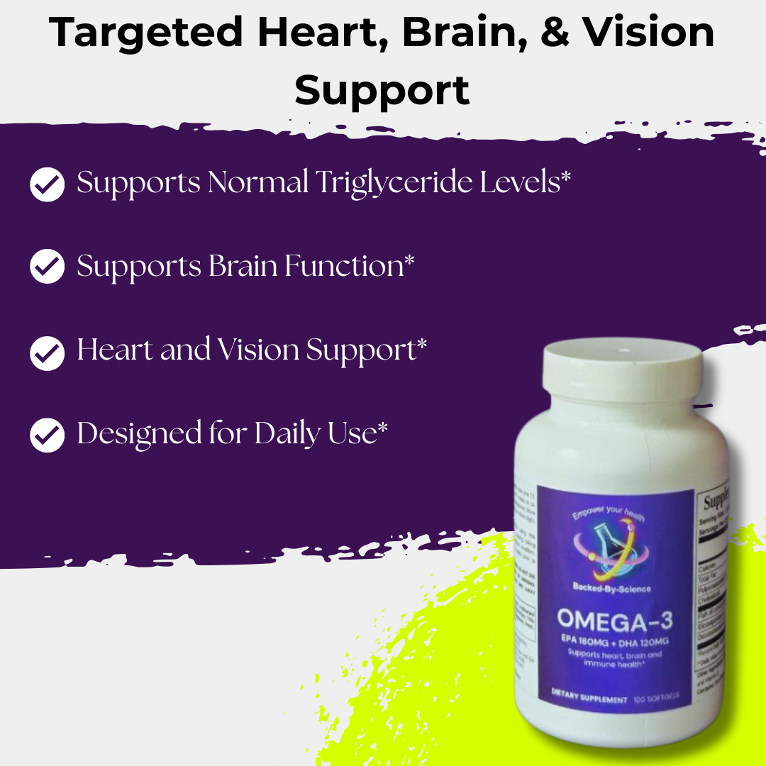 Omega-3 EPA 180mg + DHA 120mg