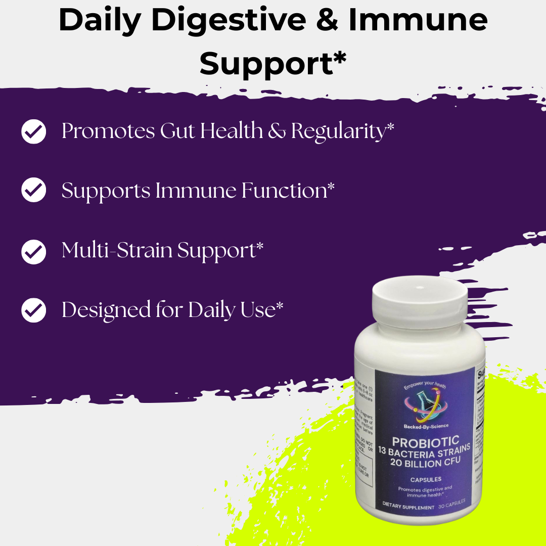 Probiotic 13 Bacterial Strains 20 Billion CFU