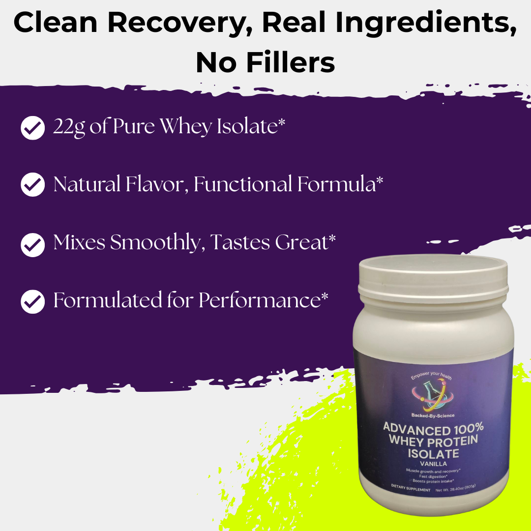 Advanced 100% Whey Protein Isolate (Vanilla)
