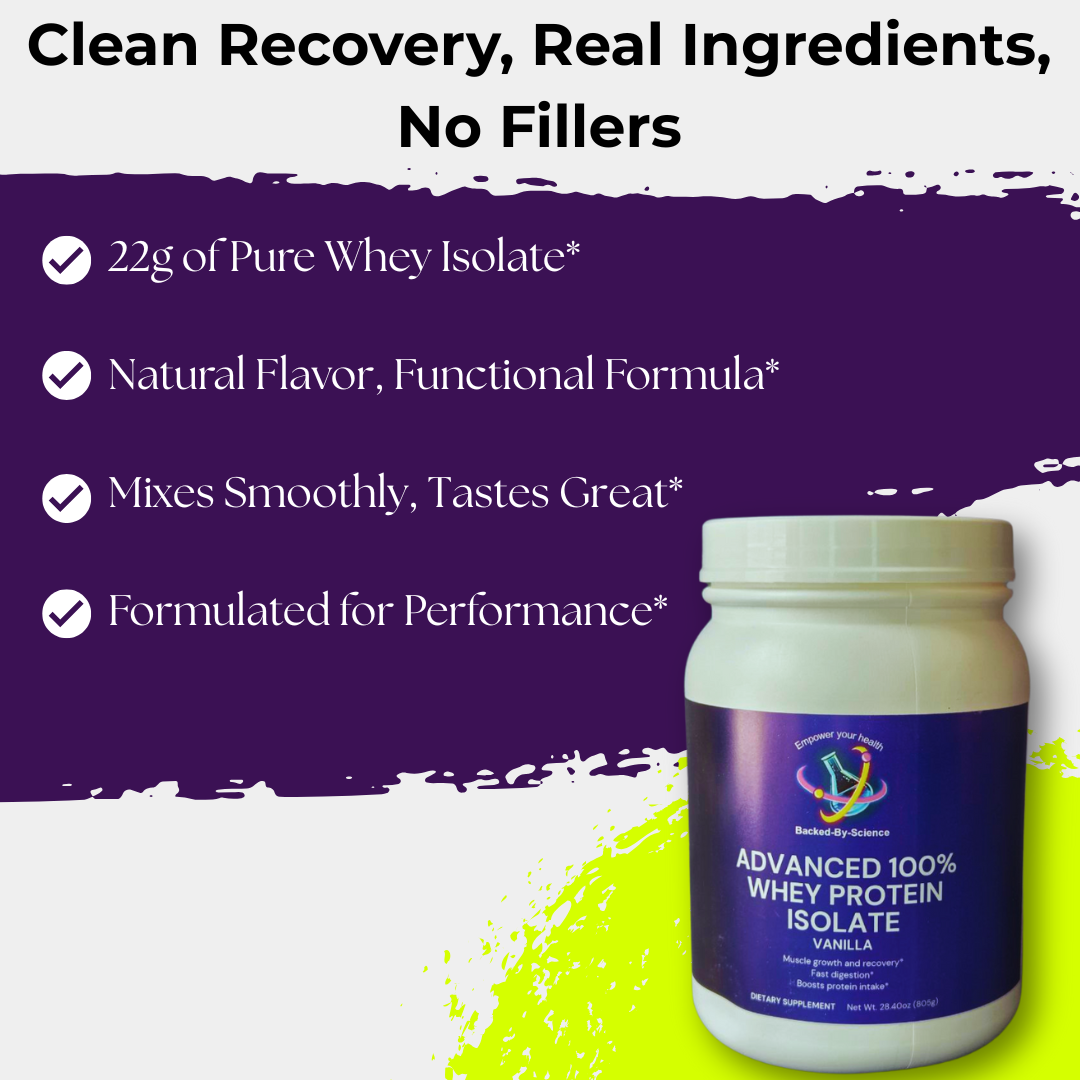 Advanced 100% Whey Protein Isolate (Vanilla)